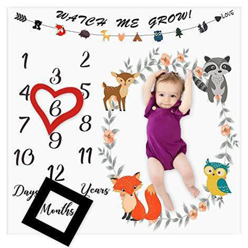 

100*100cm Cute MultiFunction Baby Play Mats Infant Portray Blanket Bath Towel Bed Room Decor Photo Background Props Kids Rug