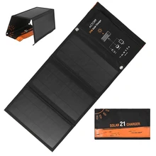 21W Foldable Solar Charger Waterproof Sun Power Panel Charge Dual USB Ports For Battery Cell Phone Chargers Portable Solar Cell 21W Foldable Solar Charger Waterproof Sun Power Panel Charge Dual USB Ports For Battery Cell Phone Chargers Portable Solar Cell