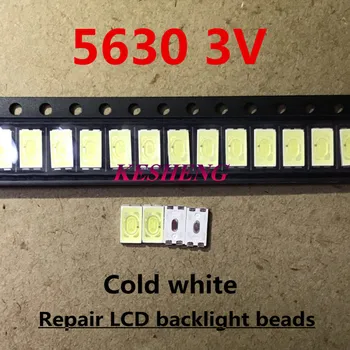 

2000Pezzi/lottp Led per Seoul 5630 3 V 0.5 W 150MA bianco Freddo ligh per Sony Toshiba TV HA CONDOTTO la striscia