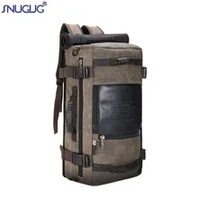 SNUGUG брендовая Большая вместительная мужская дорожная сумка, рюкзак для альпинизма, холщовые сумки на плечо, мужские рюкзаки высокого качества