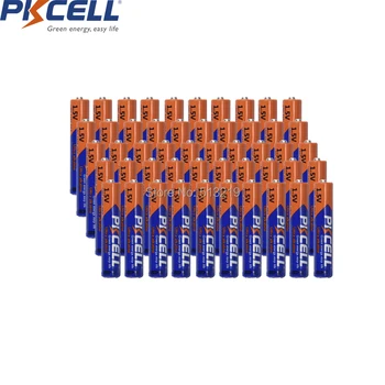 

50PCS aaaa battery LR61 AM6 MN2500 E96 4A Alkaline battery primary and dry batteries PKCELL brand