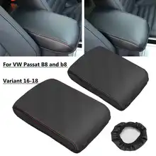 Автомобильная центральная консоль сиденье подлокотник коробка накладка чехол из искусственной кожи украшение для VW Passat B8 и B8 вариант- стиль
