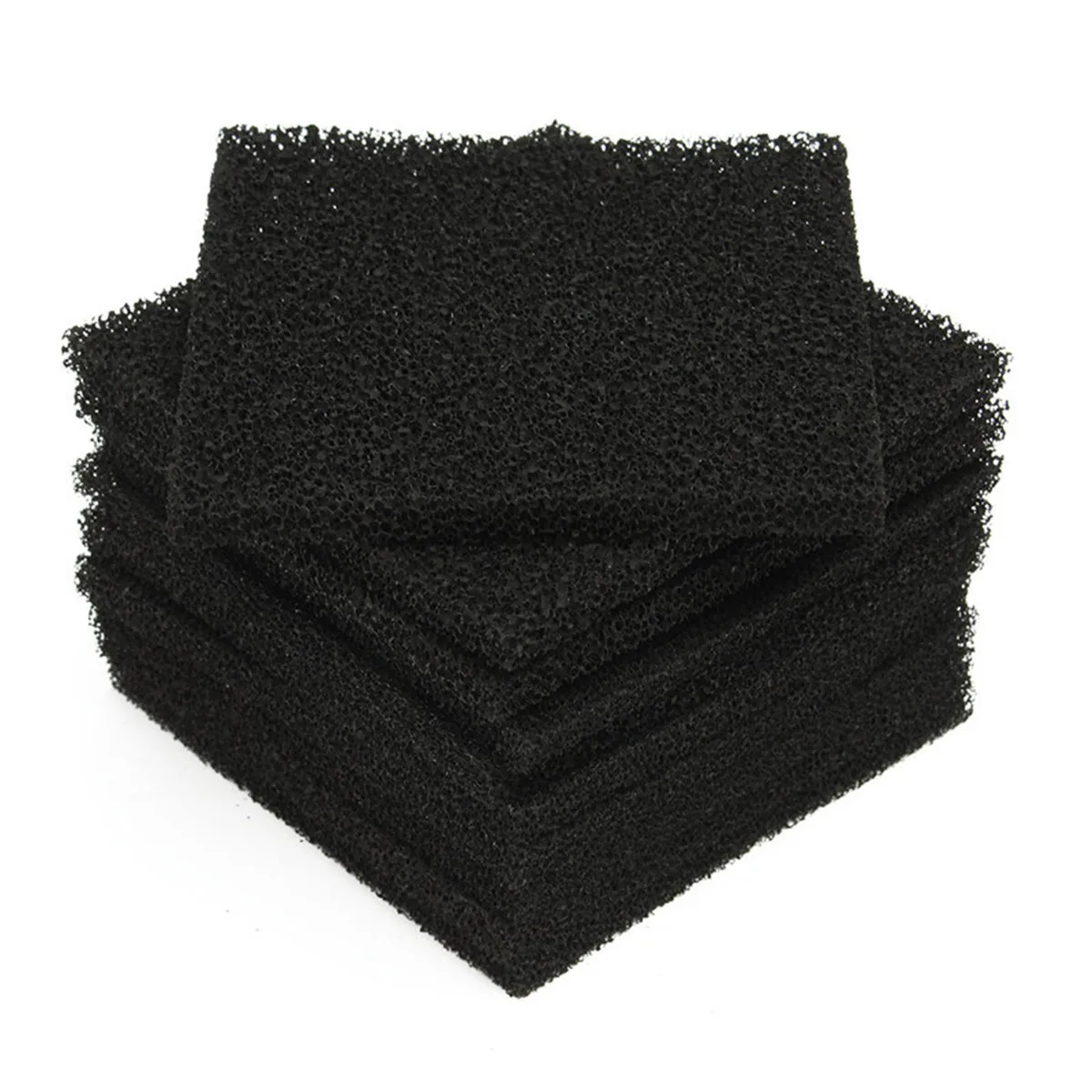 

10Pcs/Set Activated Carbon Filter Sponge For 493 Solder Smoke Absorber ESD Fume Extractor 12.8x12.8cm Drop Shipping