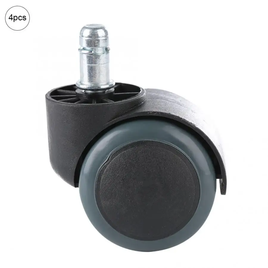 

4pcs 2in Wheels for Suitcases 360° Rotary Swivel Casters PU Roller Mecanum Wheel Office Computer Chair Castor Wheel for Trolley
