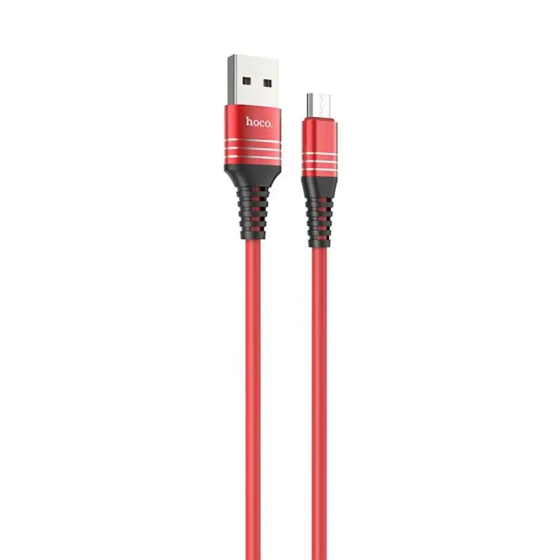 HOCO U46 Силиконовый Micro USB кабель для быстрой зарядки и синхронизации данных для телефонов Android для huawei Xiaomi USB кабель для зарядного устройства