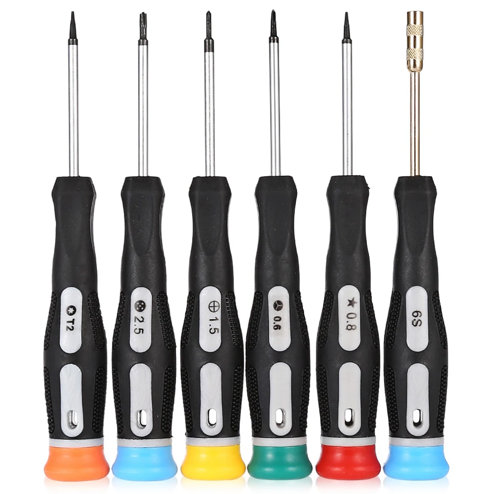 8 в 1 Прецизионная отвертка 5 Point 0 triangle type Y0.6 Phillips Torx T2 набор инструментов для iPhone