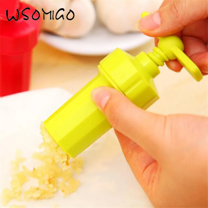 

WSOMIGO Ginger Garlic Press Grinding Grater Planer Slicer Mini Cutter Garlic Tools Kitchen Tools Kitchen Accessories Gadget-S