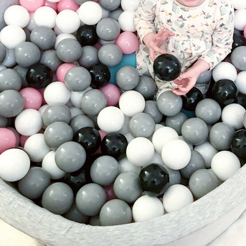 Новинка 100 шт Эко-дружественных пластиковых мячей, мягких океанских мячей, детские игрушки для бассейна