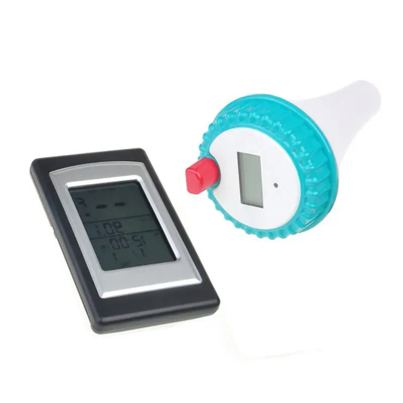 Outdoor Wireless Digital Swimming Pool Temperature Thermometer Receiver LCD Pools Pond Spa