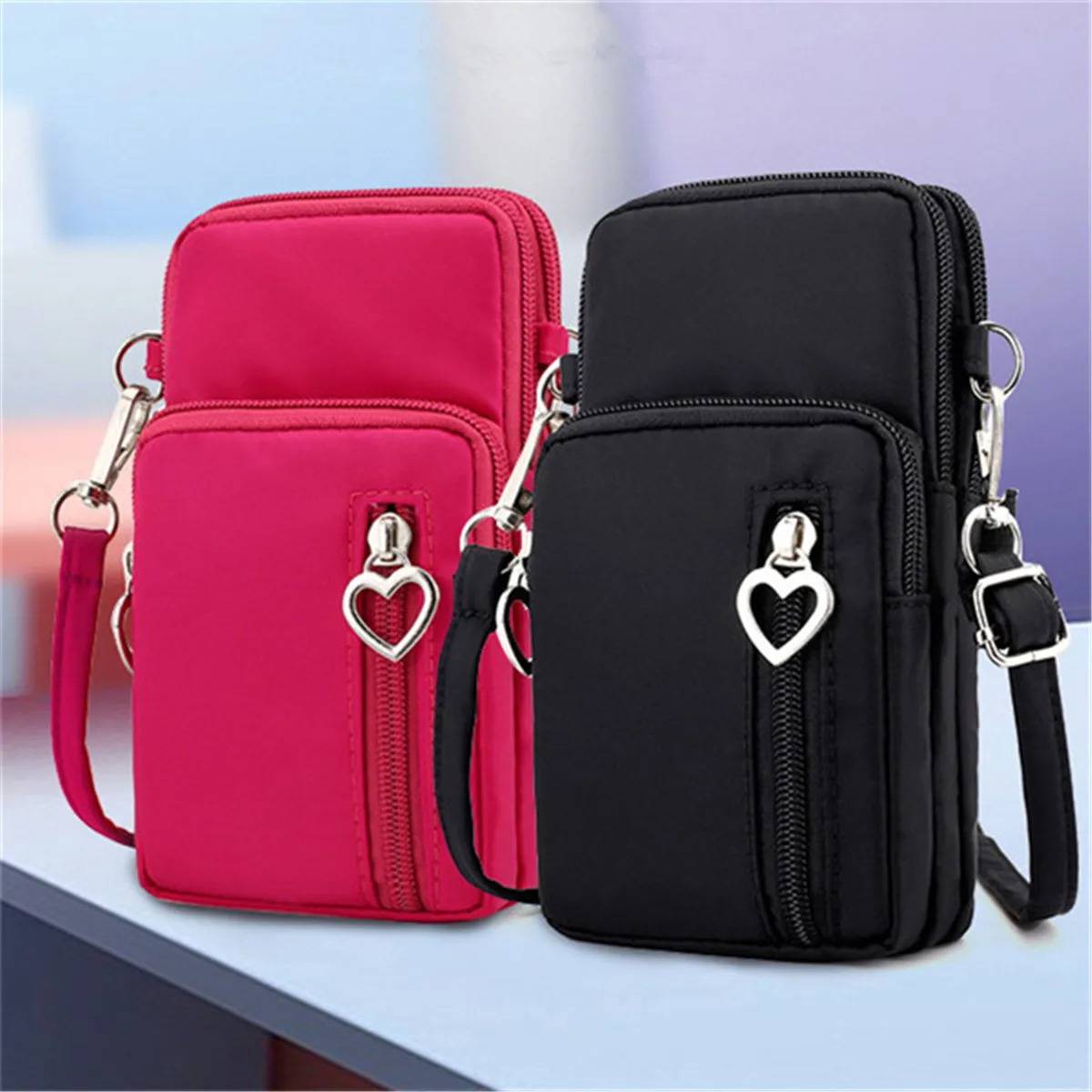 Osmond النساء حقائب البسيطة حقيبة هاتف محمول حقيبة الإناث المحافظ صغيرة Crossbody أكياس عارضة السيدات رفرف حقيبة كتف gilrs اخضر إبرامها