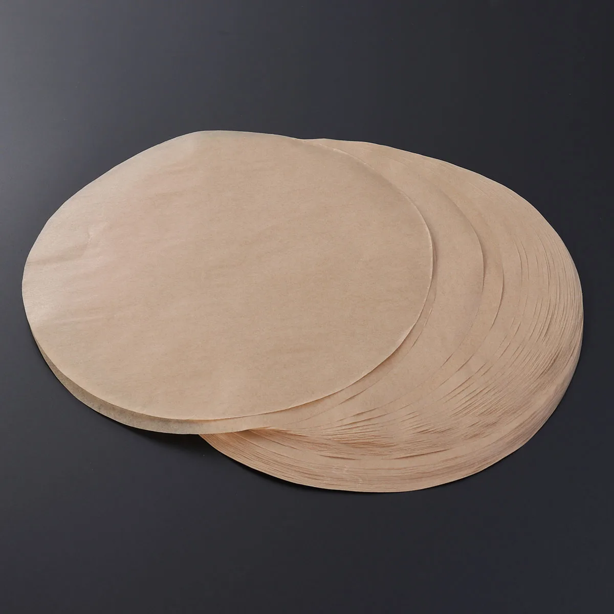 100 шт 9 дюймов пергаментная бумага термостойкая основной цвет антипригарная круглая бумага для торта бумага для выпечки для барбекю торта хлеба
