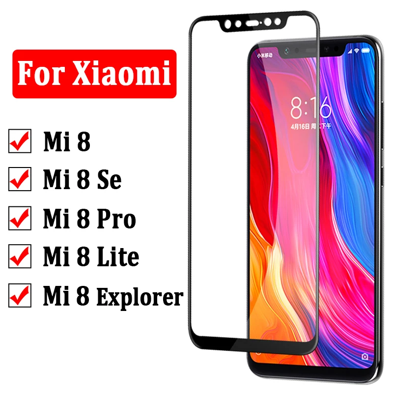 Защитное стекло закаленное 9H для Xiaomi MI8 MI9 pro SE A2 A1 LITE Redmi 5 6 6a 7 note pro|Защитные стёкла