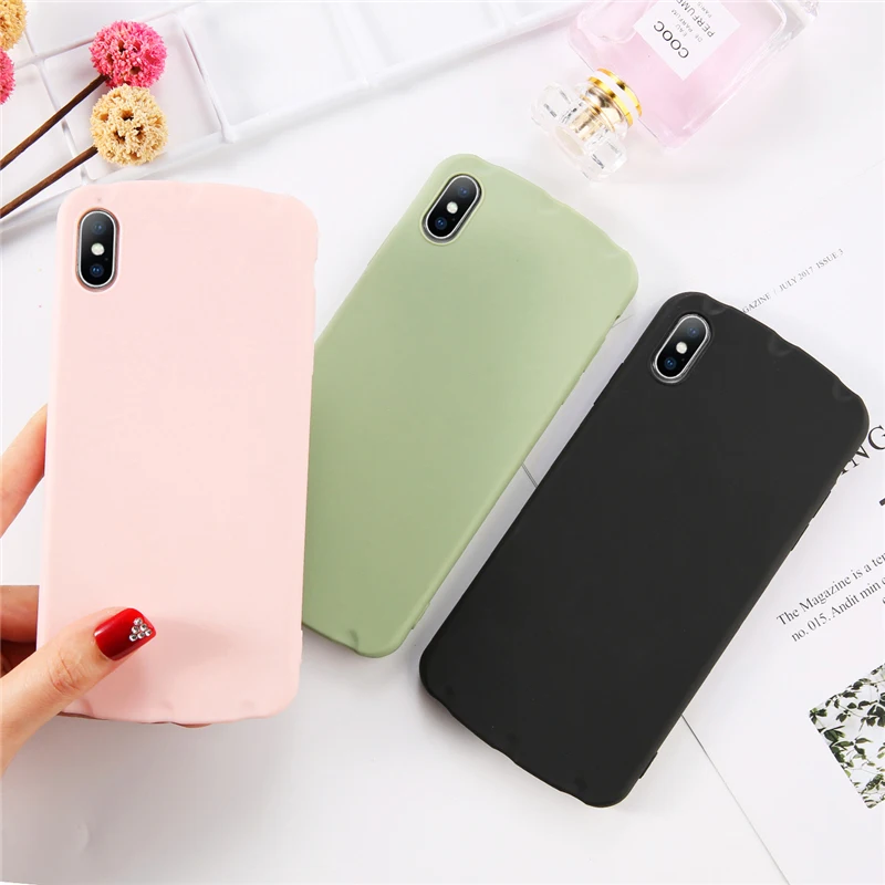 Lovebay чехол для телефона iPhone 6 6s 7 8 Plus X XR XS Max Модный милый карамельный цвет новый