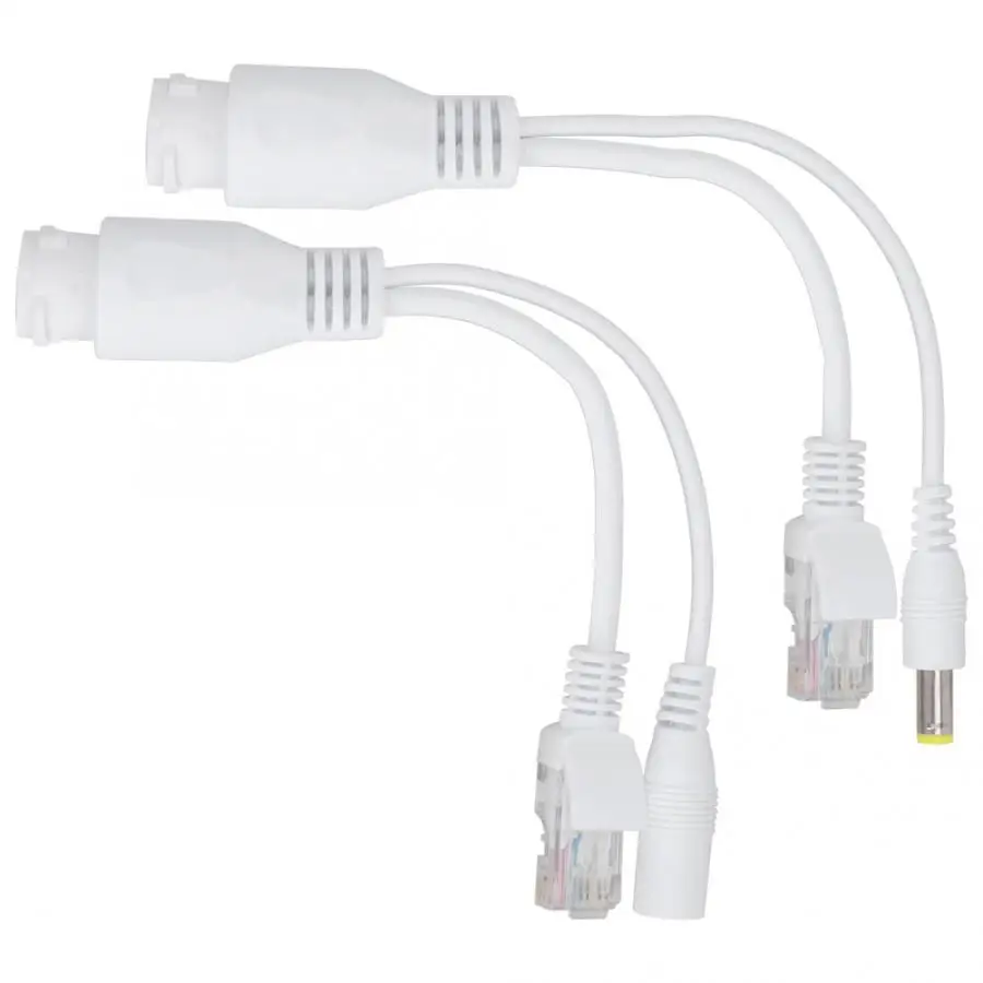 12 В мощность по Ethernet Пассивный кабель адаптер POE сплиттер инжектор