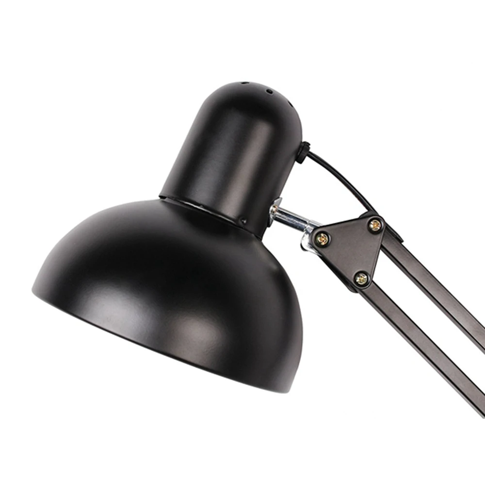  Flexible Swing Arm Clamp Mount Lamp Office Studio Home E27/E26 Table Black Desk Light AC85-265V - 33007120658