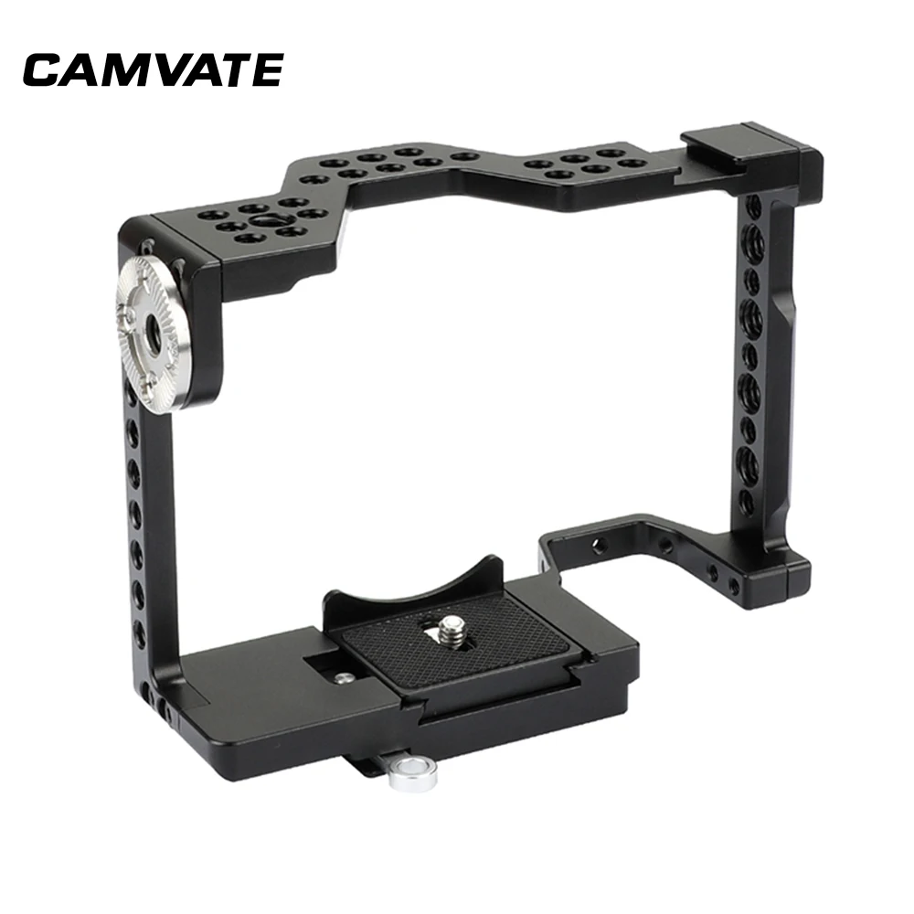 

CAMVATE Full Camera Cage With Quick Release Attachment & RRI Rosette For a7 II, a7R II, a7S II, a7 III, a9 Series C1996