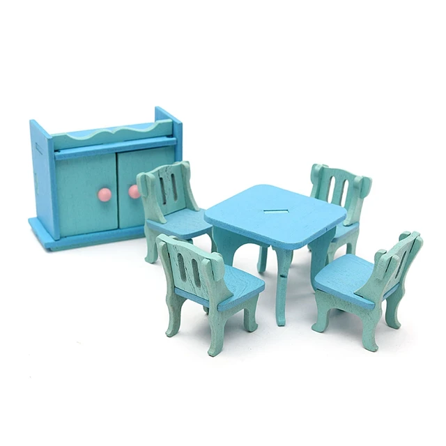 Cheap New Wooden Doll House Miniature DIY Dining Room Furniture Set Toys For Children Kids Gift Pretend Role Play Toy Furniture Toy Cheap New Wooden Doll House Miniature DIY Dining Room Furniture Set Toys For Children Kids Gift Pretend Role Play Toy Furniture Toy