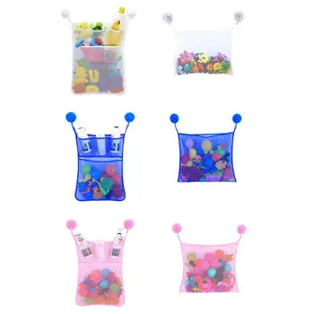

Baby bathroom mesh bag for bath toys kids basket for toys net cartoon animal shapes waterproof cloth sand toys beach TOY