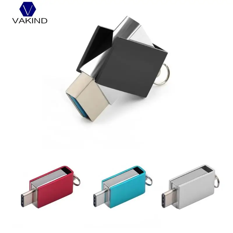 

NEW 16GB Alloy Type-C USB3.0 Rotary Dual Plug OTG Flash Drive Memory Stick Pen Drive External Storage U Disk