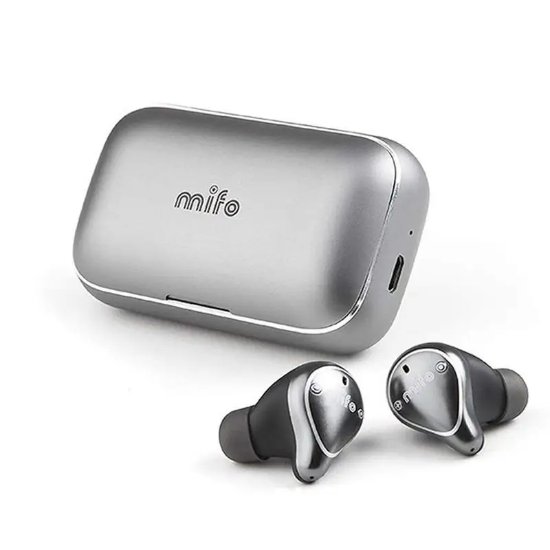 

New Mifo O5 Bluetooth 5.0 HiFi Earphones IPX7 Waterproof Sports Headset With Charging Case Mini In-Ear Earbud Stereo Earphone