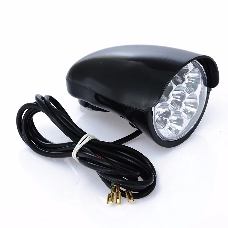 

7 LED Bike Light Electric Scooter Lamp Headlight Lighting 36- 48V 18W Durable