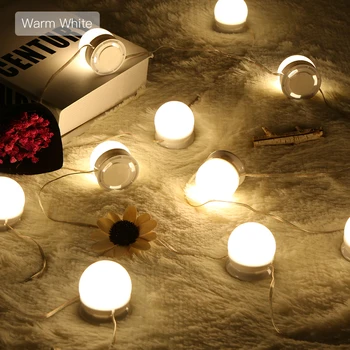 

New Arrival Make Up Mirror Lights LED Vanity Mirror Bulb Dimmable Lamp 10Pcs