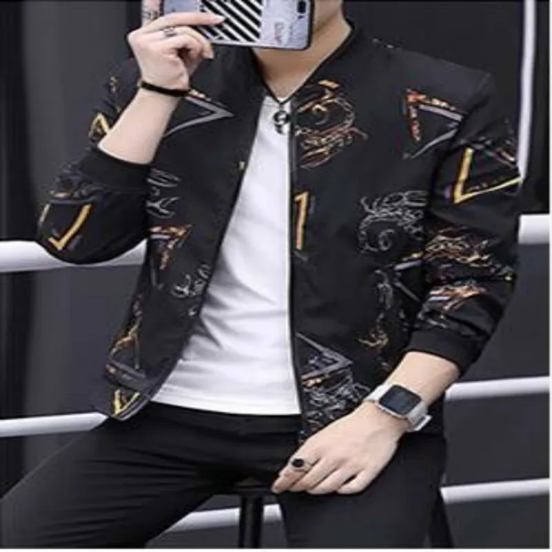Male Jacket 2019 New Pattern Leisure Fashion Sunscreen Hot Clothes streetwear windbreaker Free shipping Thin Hip Hop Cartoon 