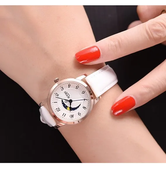 EYKI Moon Pattern Women Watches 2017 Luxury Brand Ladies Watch Women Waterproof Quartz-watch Womens Watches With Leather Straps EYKI Moon Pattern Women Watches 2017 Luxury Brand Ladies Watch Women Waterproof Quartz-watch Womens Watches With Leather Straps