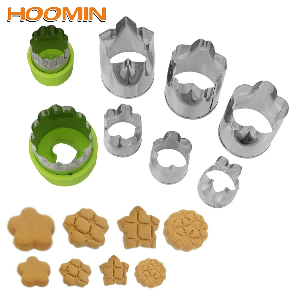 HOOMIN 8 шт./компл. цветок Форма для приготовления печенья в форме помадка