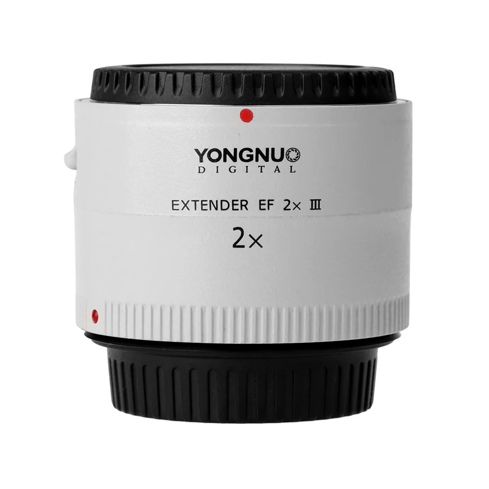 

Yongnuo YN-2.0X III PRO 2x Teleconverter Extender Auto Focus Mount Lens Camera Lens for Canon EOS EF Lens Free lens bag