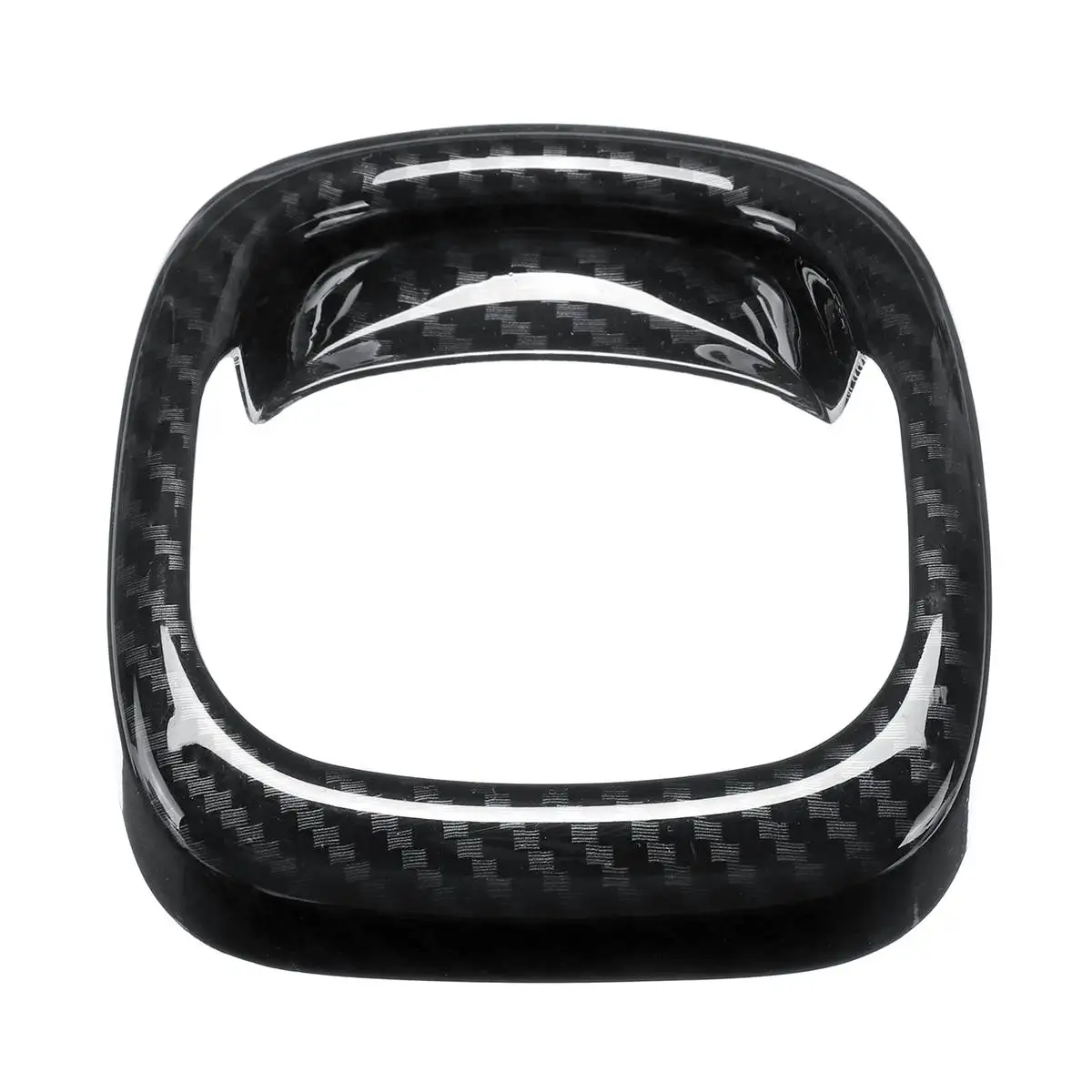 Par de fibra de carbono estilo de efecto de asiento de liberación de la cubierta de los adornos para BMW MINI Cooper S 3DR F56 F57 Auto Interior molduras partes