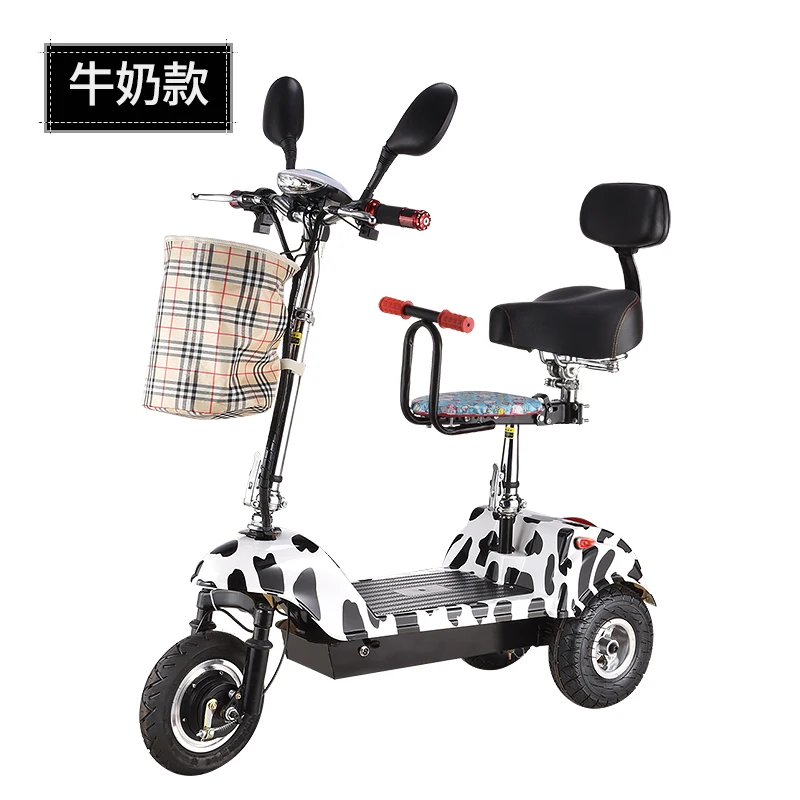 Top Feeling Mini Electric Power Tricycle Tricycle Electric Power Skate Vehicle Aged Electric Vehicle 3 Round Step By Step Vehicle 4