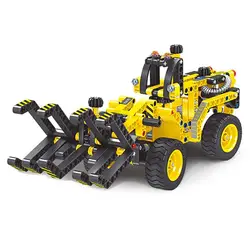 2-в-1 трансформер Engineering сборки автомобилей строительных блоков автомобиля для детей головоломки игрушки 301 шт