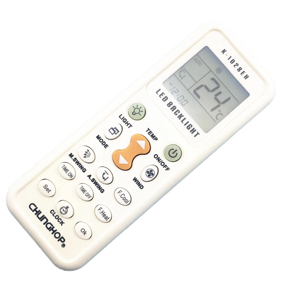 

CHUNGHOP with back light 1PCS Universal A/C controller Air Conditioner air conditioning remote control K1028EH