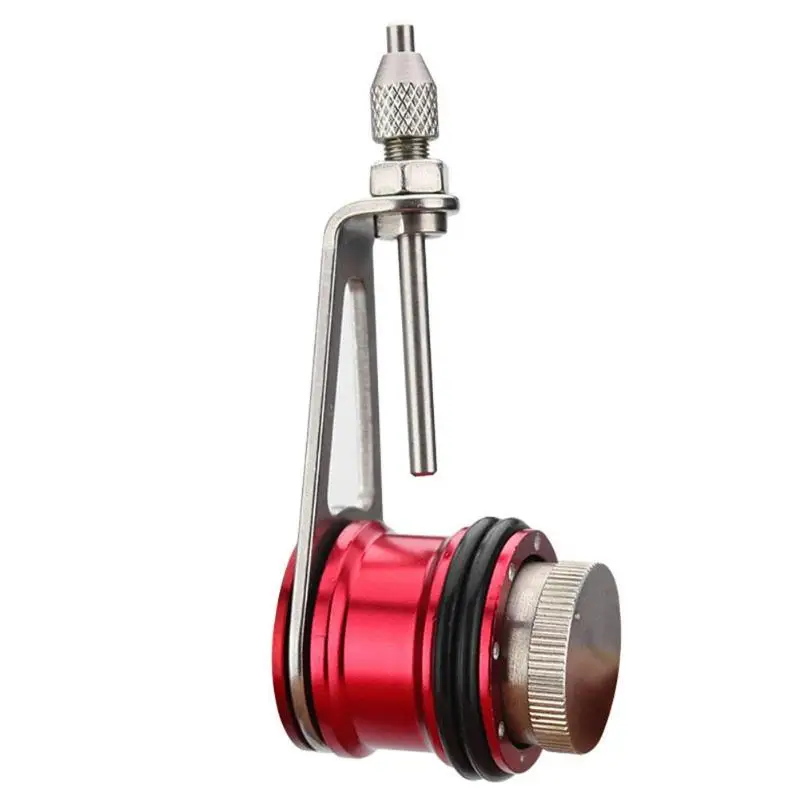 

8cm Fishing PR Knotter Aluminium Alloy Fishing Line Kontting Assist Tools GT Line Knot Winder Machine Fishing Tackle Accessory