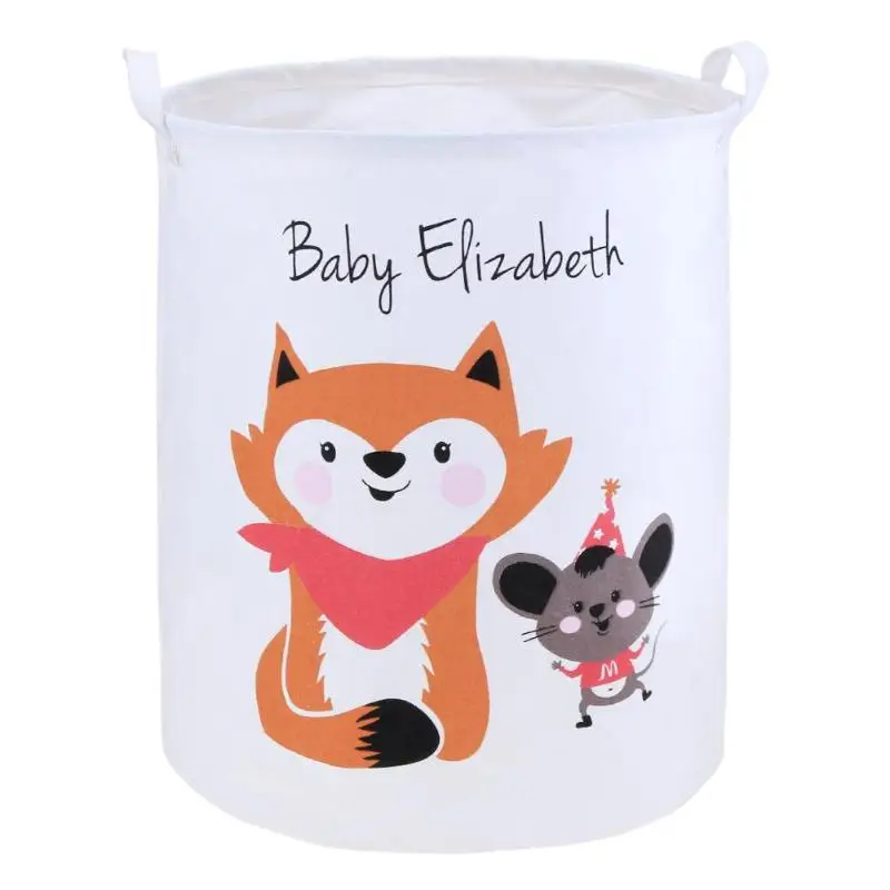 

New Animals Portable Foldable Clothes Storage Bag Kids Toys Holder Container Basket Folding Organizer Barrels Space Saver