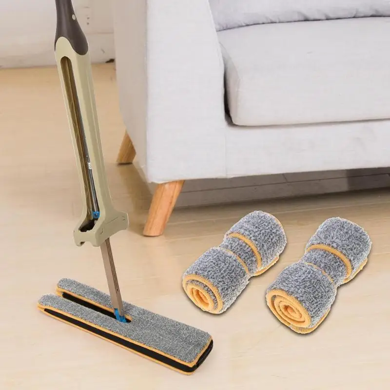 

Self-Wringing Double Sided Flat Mop Telescopic Comfortable Handle Mop Floor Cleaning Tool For Living Room Kitchen Drop Shipping