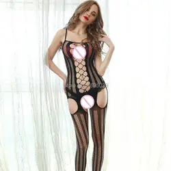 Порно дамское боди сексуальное женское белье горячая эротическая костюмы с открытой спиной открытый промежность сексуальное нижнее белье