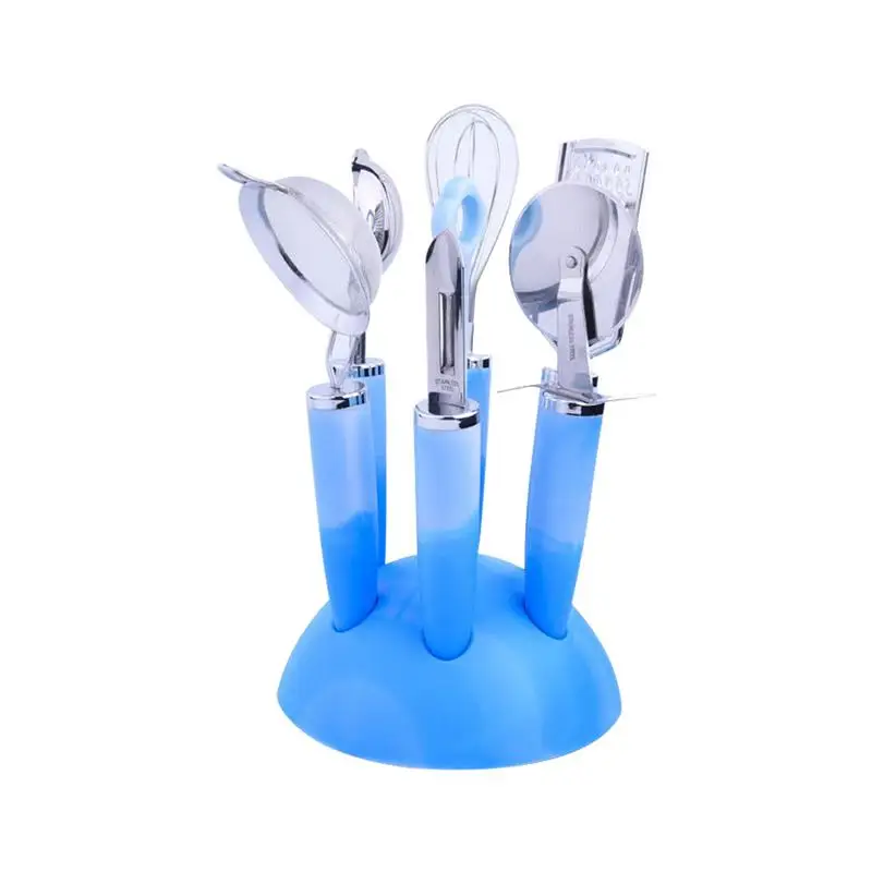 

6PCS Kitchen Gadget Set Stainless Steel Small Bottle Opener Pizza Cutter Ginger Silk Planer Quick Delivery