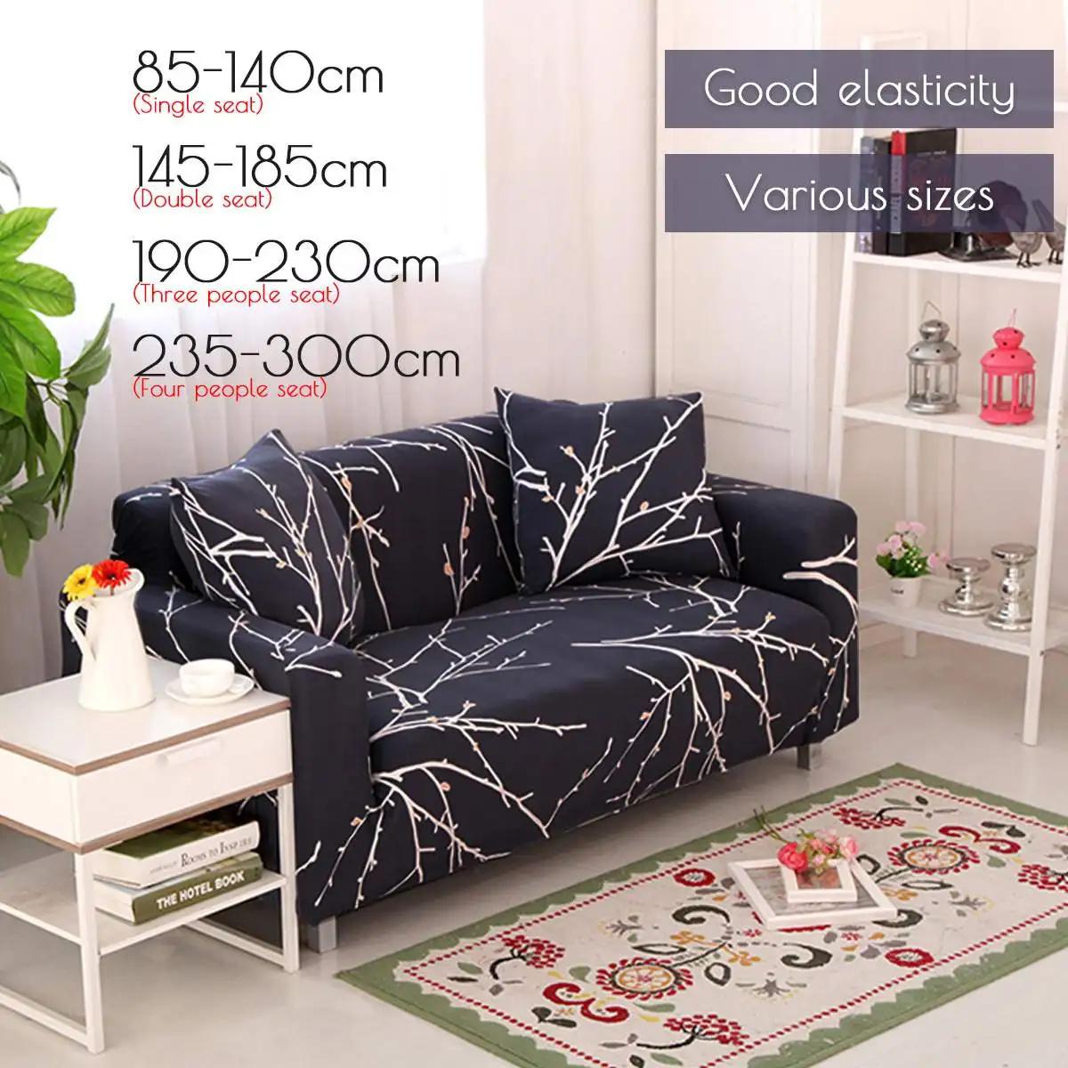 

Elastic Sofa Tight Wrap All-inclusive Slip-resistant Sofa Cover Elastic Sofa Towel Single/Two/Three/Four-seater