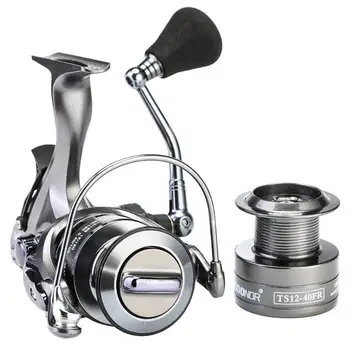 

TS Fishing Reels Dual Line Metal Cup Spinning Bait Carp Fishing Wheels Front and rear venting wheels Outdoor Fishing Accessories