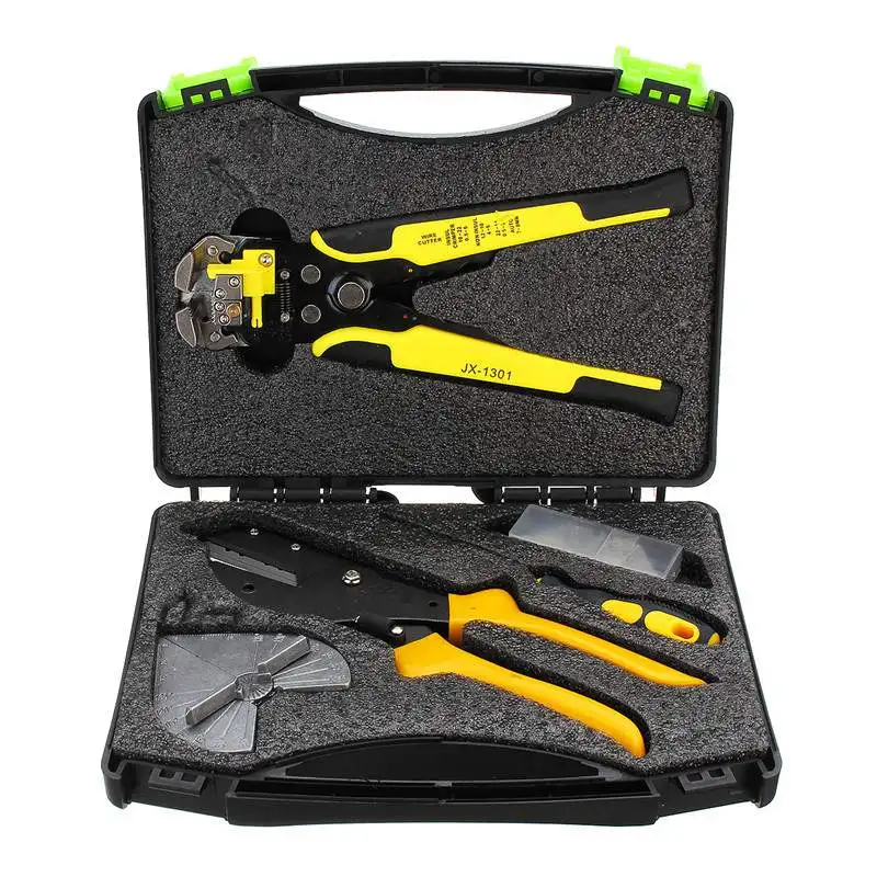 

2Pcs/box JX-C1813 Universal Angle Cutter Mitre Shear Scissors Terminals Wire Stripper Tools Set for Professional Cutting