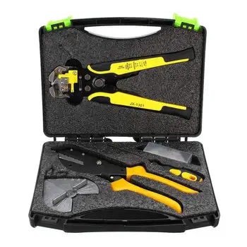 

2Pcs/box JX-C1813 Universal Angle Cutter Mitre Shear Scissors Terminals Wire Stripper Tools Set for Professional Cutting