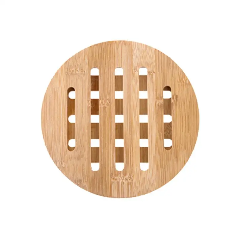 4 шт. деревянная подставка полые круглые легкий Пить Coaster коврик для чашки с чаем Кофе коврик для ресторана дома