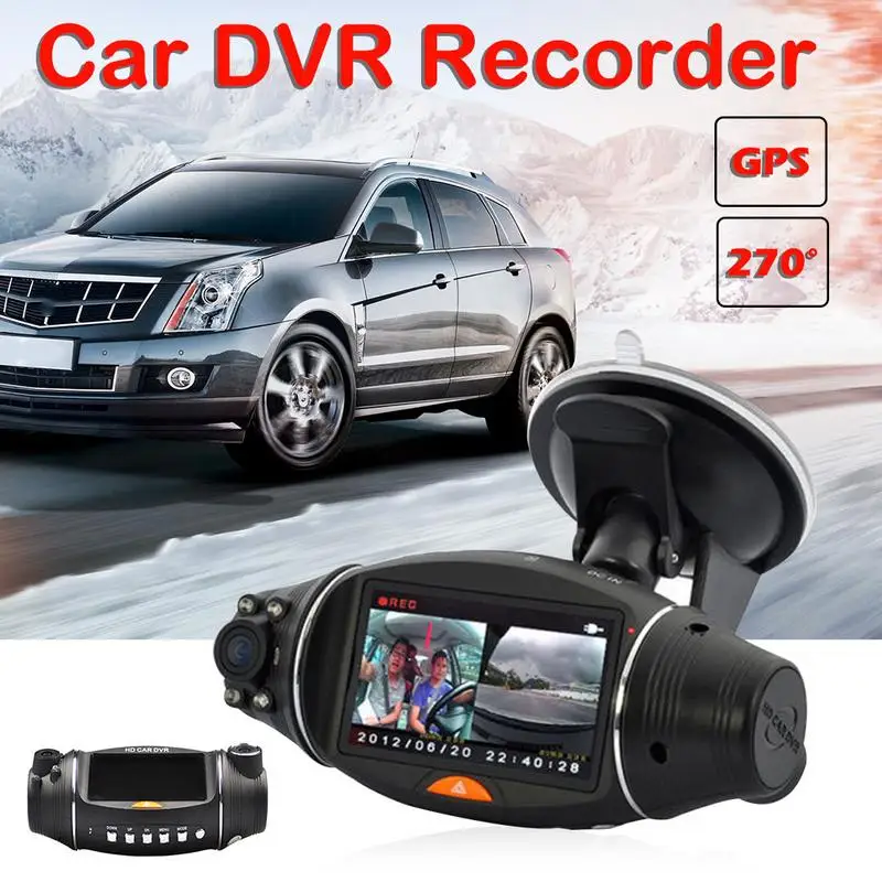 

R310 Dual Speed Cam Rotates Wide-angle Lens (up To 270 Degrees) GPS Function Fast Save Professional Driver Companion 2019 New