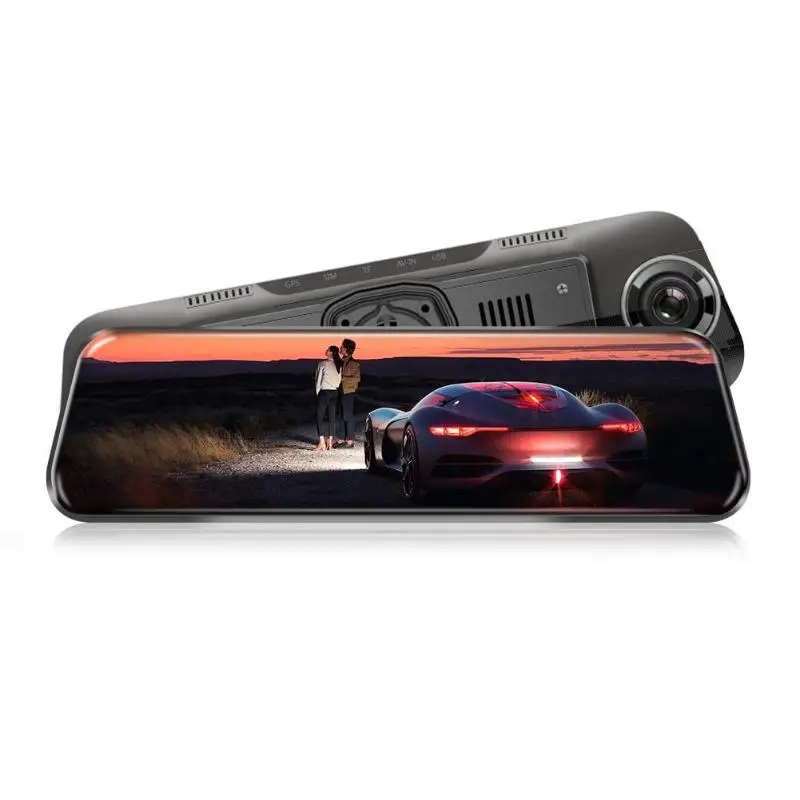 

H50 9.35 Inch car dvr touch screen rearview mirror rear view camera dual lens dash cam auto car dashcam driving video recorder