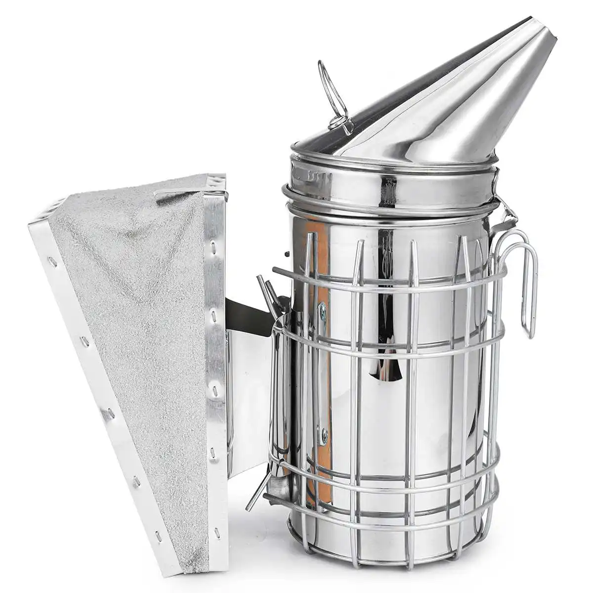 Price Stainless Steel Beekeeping Bee Hive Smoker Kit Heat Shield Protection Scraper Equipment Tools Set Apiculture Accessories 8 in 1