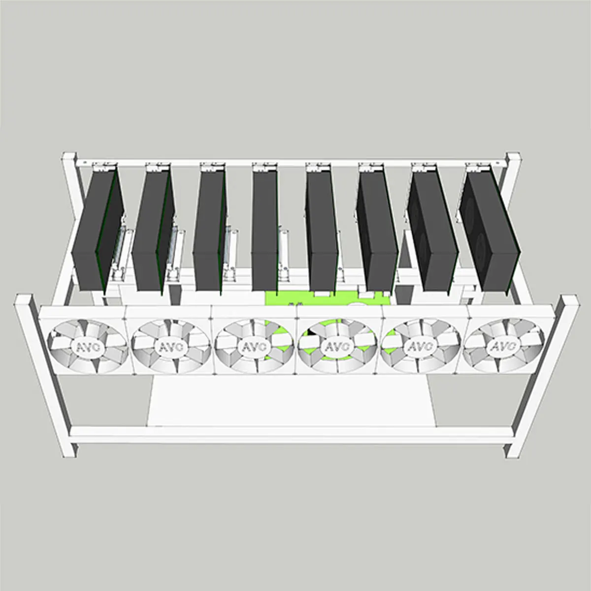 LEORY Open Air Mining Rig Non-Stackable Frame Case For 8 GPU ETH BTC Ethereum New Computer Mining Case Frame Server Chassis LEORY Open Air Mining Rig Non-Stackable Frame Case For 8 GPU ETH BTC Ethereum New Computer Mining Case Frame Server Chassis
