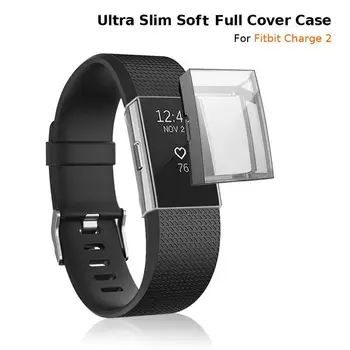 

Band For Fit bit Charge 2 Case Soft TPU Silicone Protective Clear Case Cover Shell For Fit bit Charge2 Smart Watch Accessories