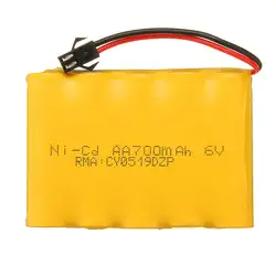 JJRC 6 V 700 mah 5C Ni-Cd Батарея штекер SM для Q63 Q64 1/16 2,4G 6WD Rc автомобиль